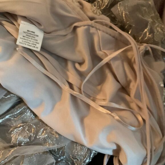 Mac Duggal 9168 Womens Blush Embellished One Shoulder Strappy Trumpet Gown - Picture 15 of 15